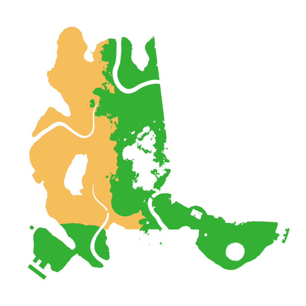 Biome Rust Map: Procedural Map, Size: 3000, Seed: 1331181802