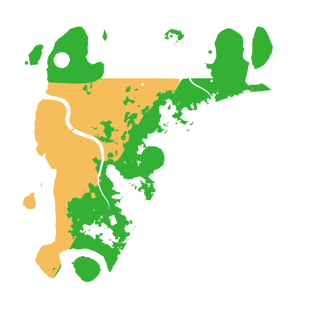 Biome Rust Map: Procedural Map, Size: 3500, Seed: 1838565031