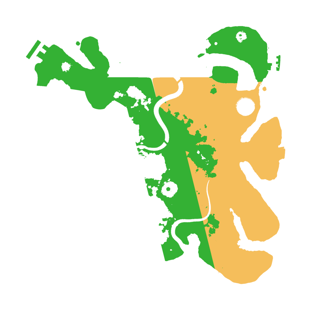 Biome Rust Map: Procedural Map, Size: 3000, Seed: 88915003