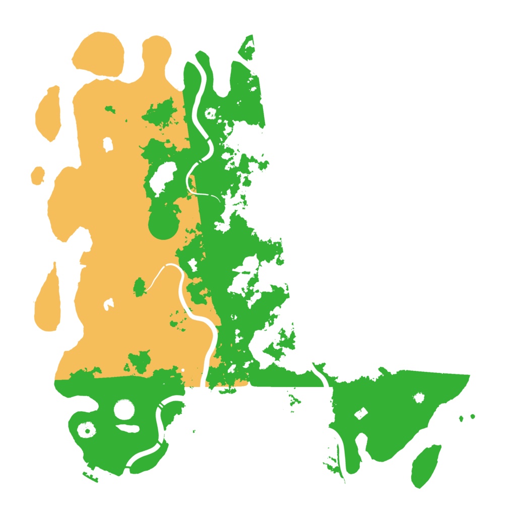 Biome Rust Map: Procedural Map, Size: 4500, Seed: 2005052097