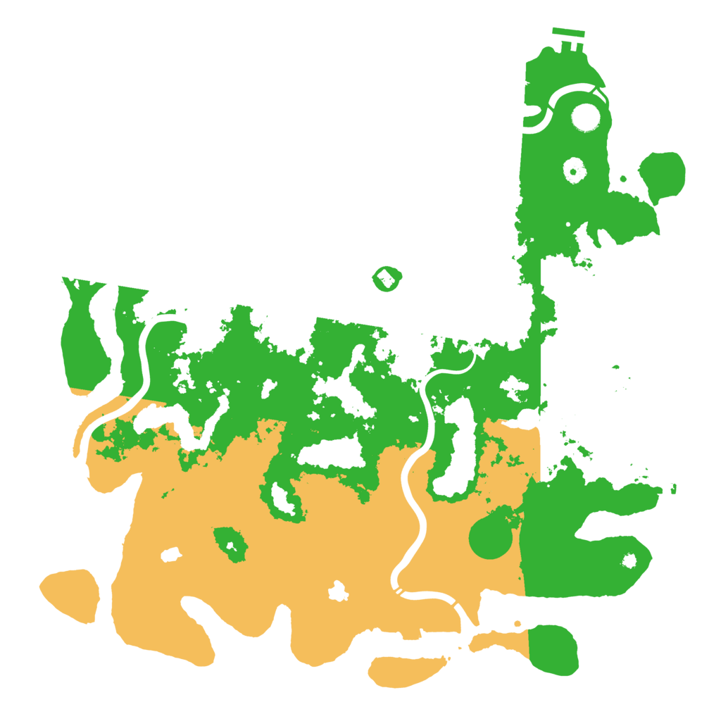 Biome Rust Map: Procedural Map, Size: 4500, Seed: 1618512444