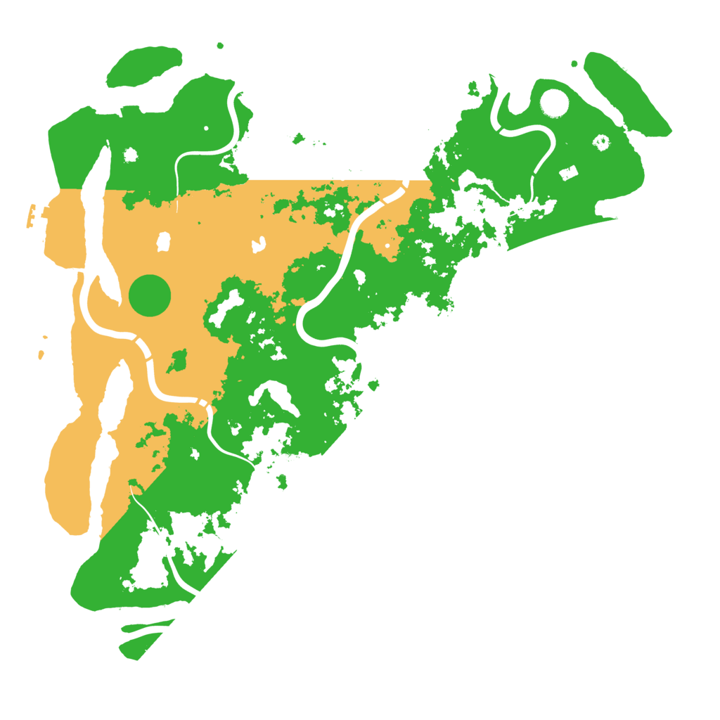 Biome Rust Map: Procedural Map, Size: 4500, Seed: 2030565950