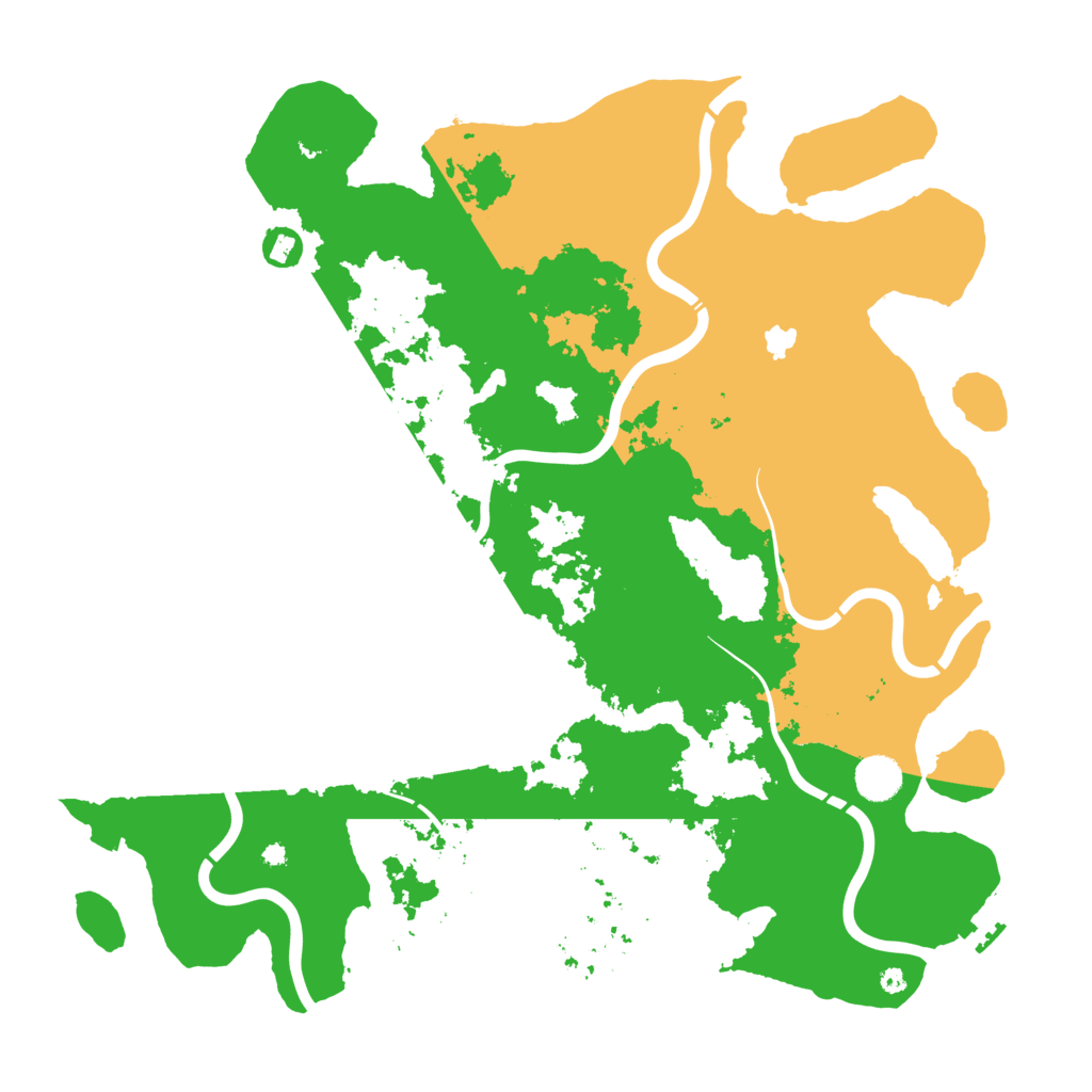 Biome Rust Map: Procedural Map, Size: 4290, Seed: 199676359