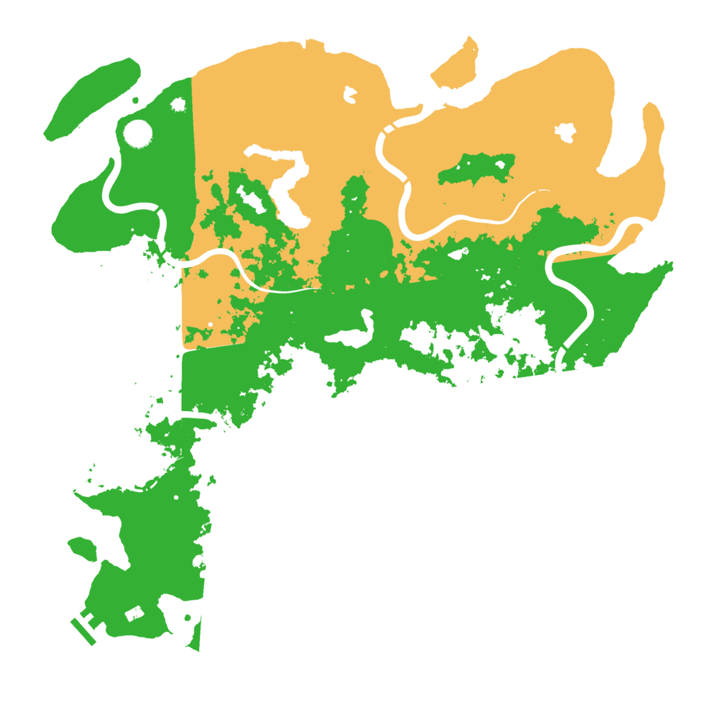 Biome Rust Map: Procedural Map, Size: 4500, Seed: 1111898323