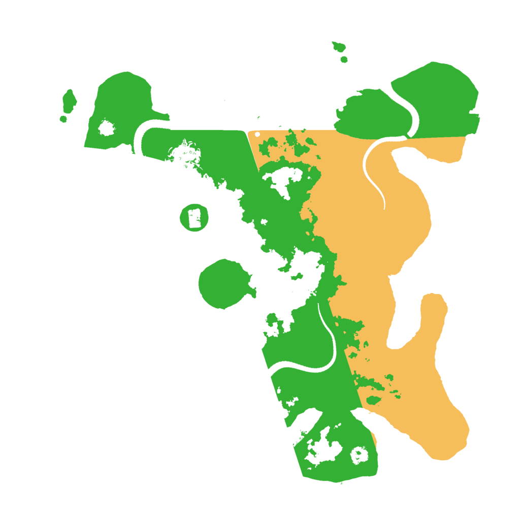 Biome Rust Map: Procedural Map, Size: 3000, Seed: 22265