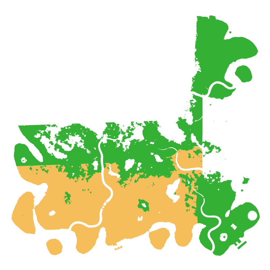 Biome Rust Map: Procedural Map, Size: 5000, Seed: 1644465891