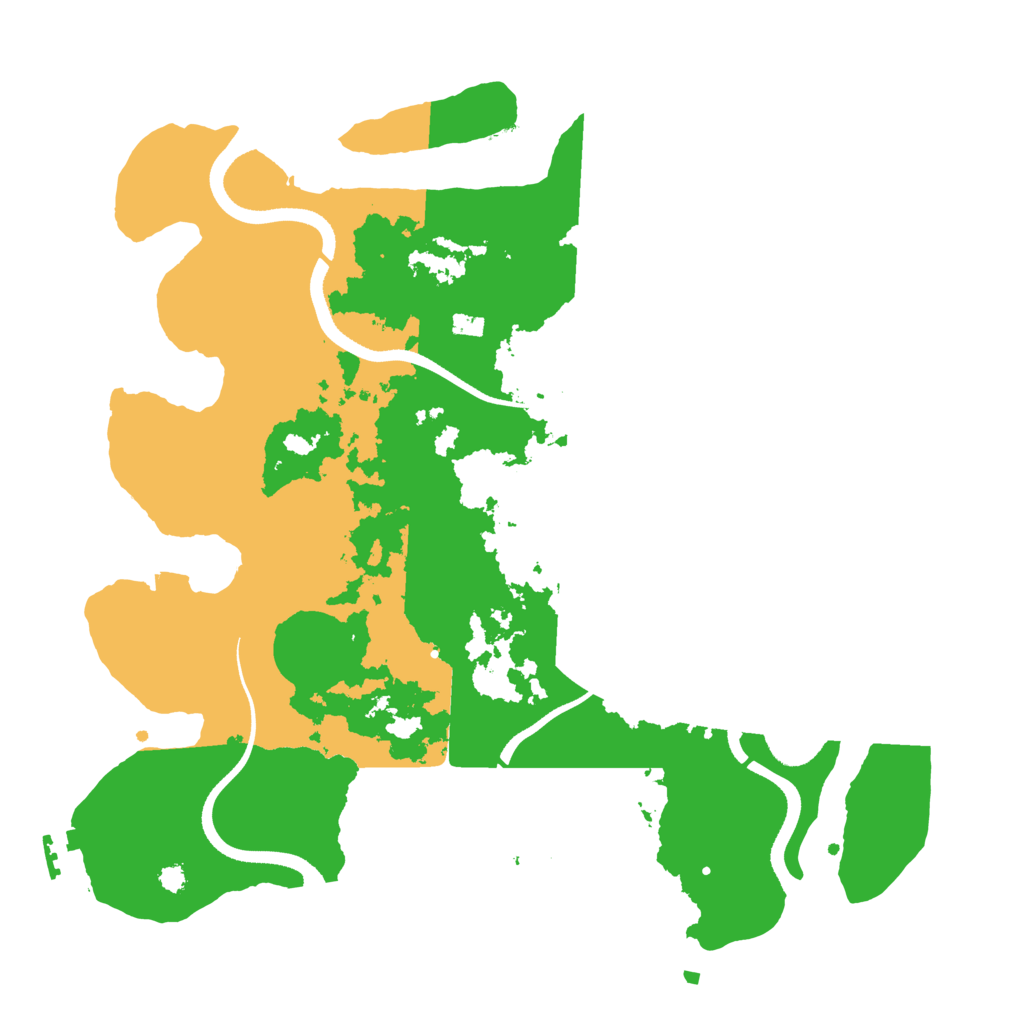 Biome Rust Map: Procedural Map, Size: 3500, Seed: 1660753290