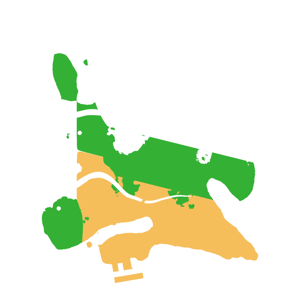 Biome Rust Map: Procedural Map, Size: 2150, Seed: 15051177