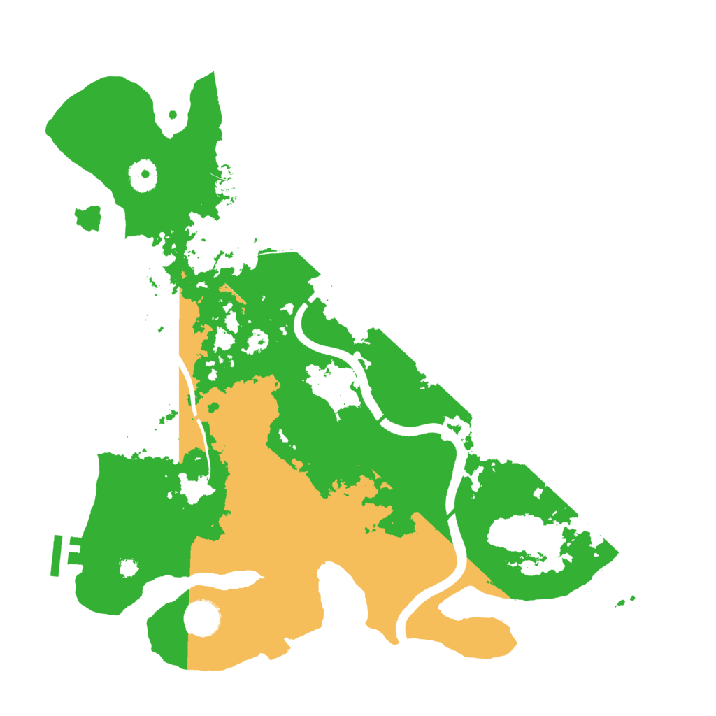 Biome Rust Map: Procedural Map, Size: 3500, Seed: 9321311