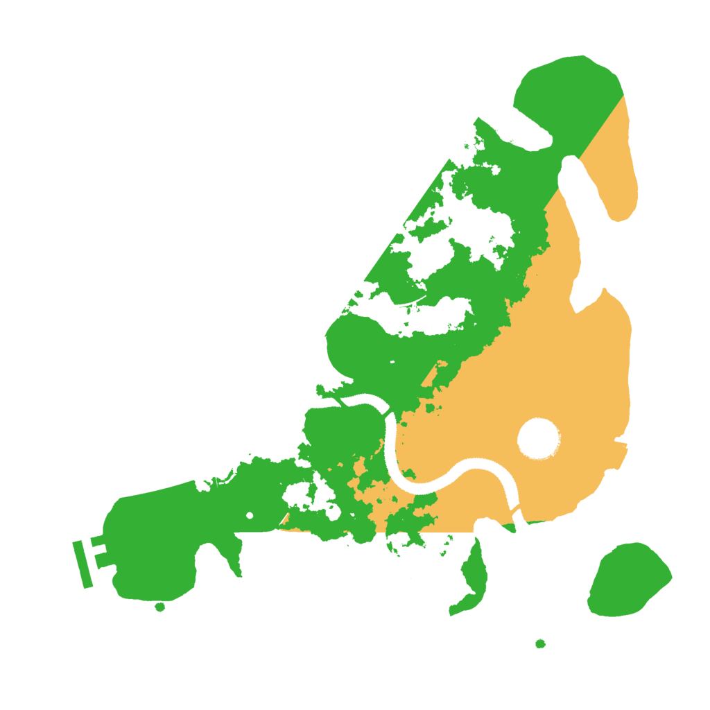 Biome Rust Map: Procedural Map, Size: 3000, Seed: 3567344