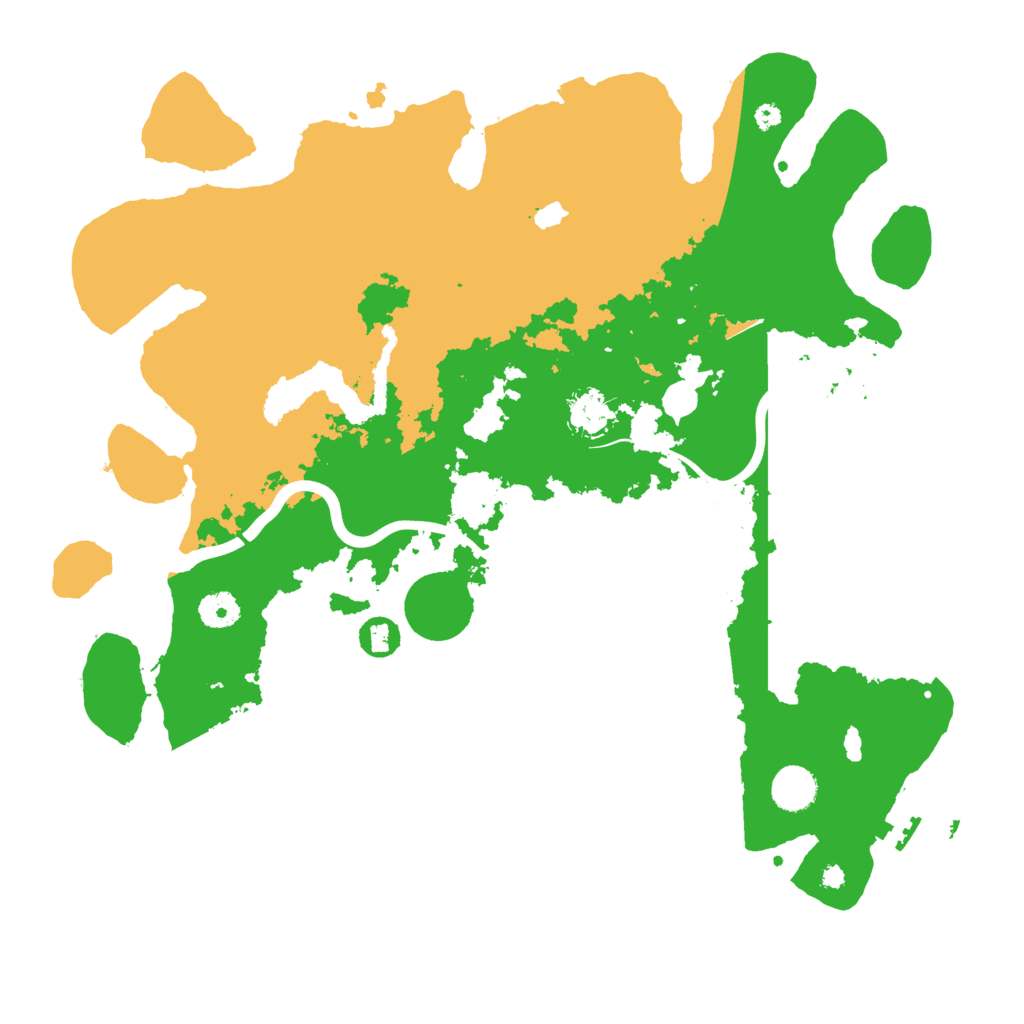 Biome Rust Map: Procedural Map, Size: 4000, Seed: 22000