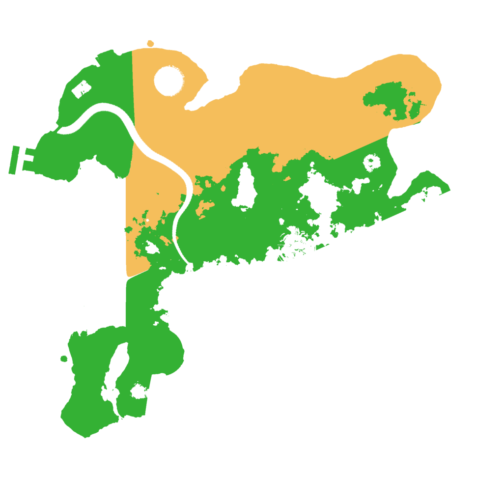 Biome Rust Map: Procedural Map, Size: 3000, Seed: 19082342