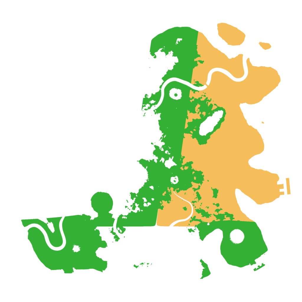 Biome Rust Map: Procedural Map, Size: 3750, Seed: 298741