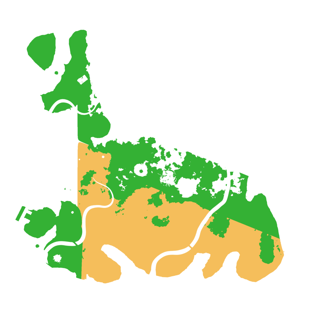 Biome Rust Map: Procedural Map, Size: 3500, Seed: 70962973