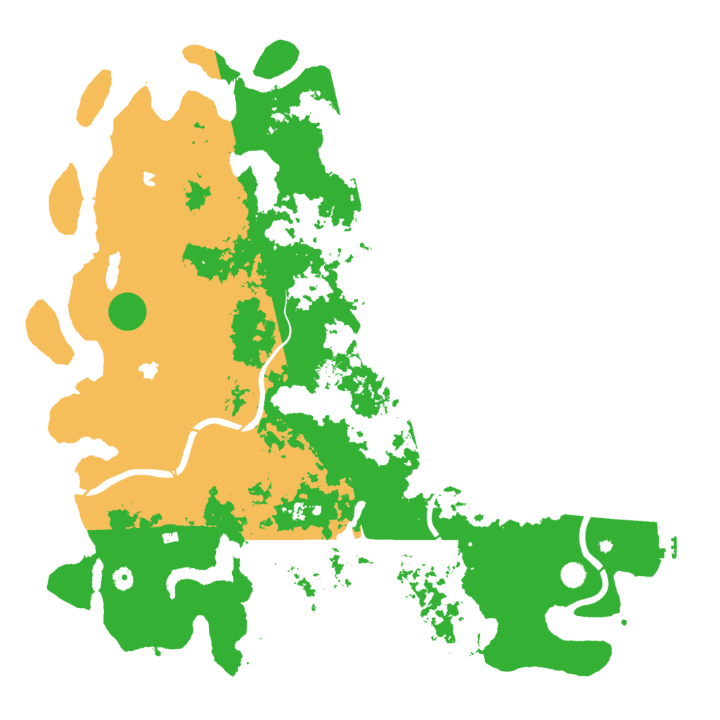 Biome Rust Map: Procedural Map, Size: 5000, Seed: 51426