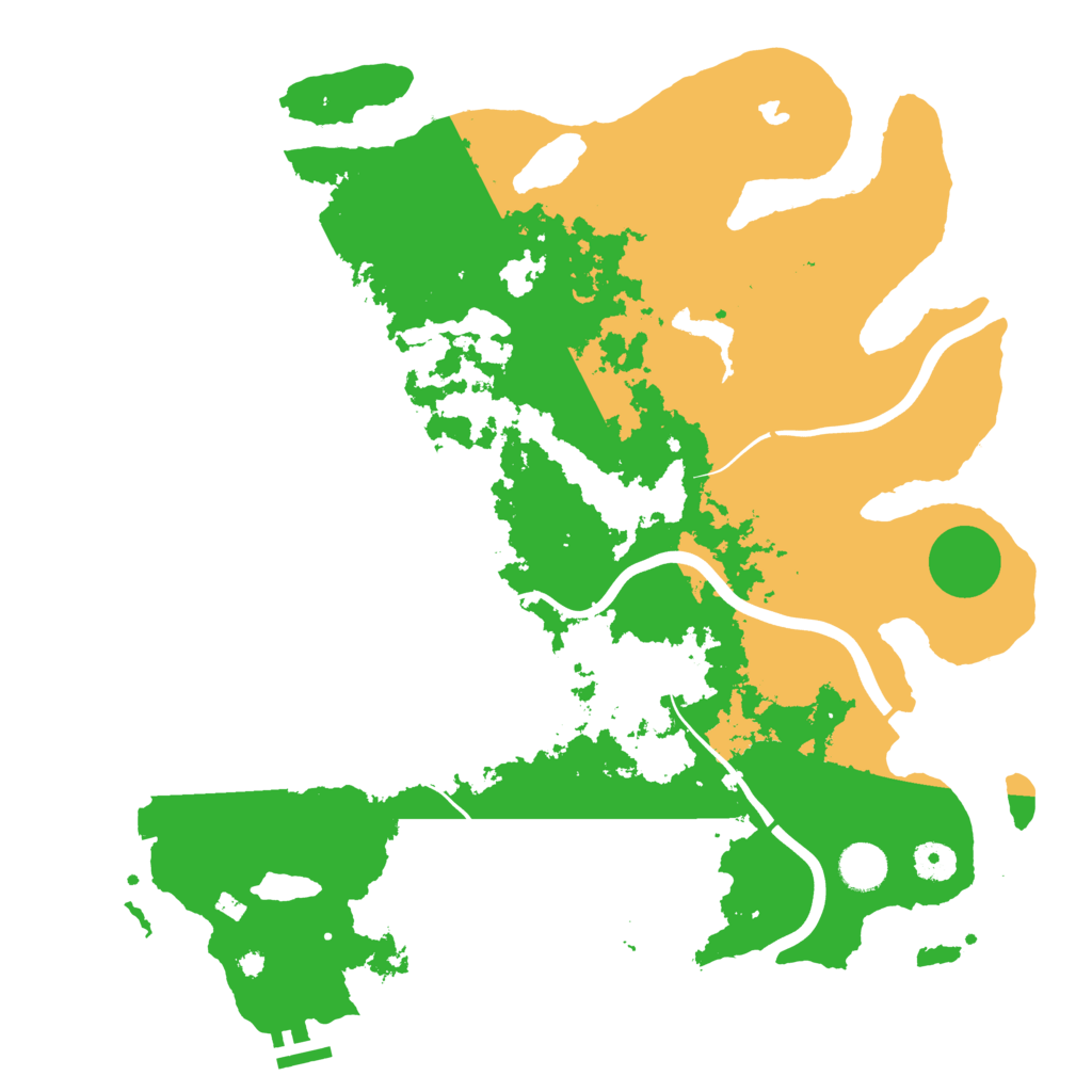 Biome Rust Map: Procedural Map, Size: 4000, Seed: 1030187361