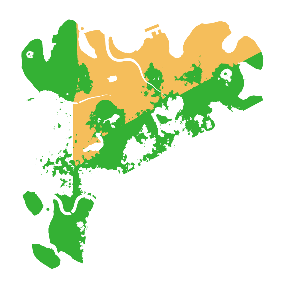 Biome Rust Map: Procedural Map, Size: 4000, Seed: 49281