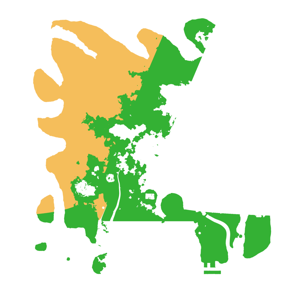 Biome Rust Map: Procedural Map, Size: 3500, Seed: 761862097