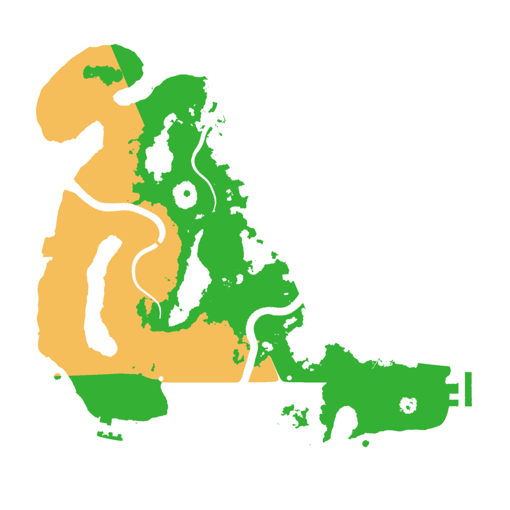 Biome Rust Map: Procedural Map, Size: 3000, Seed: 878470995