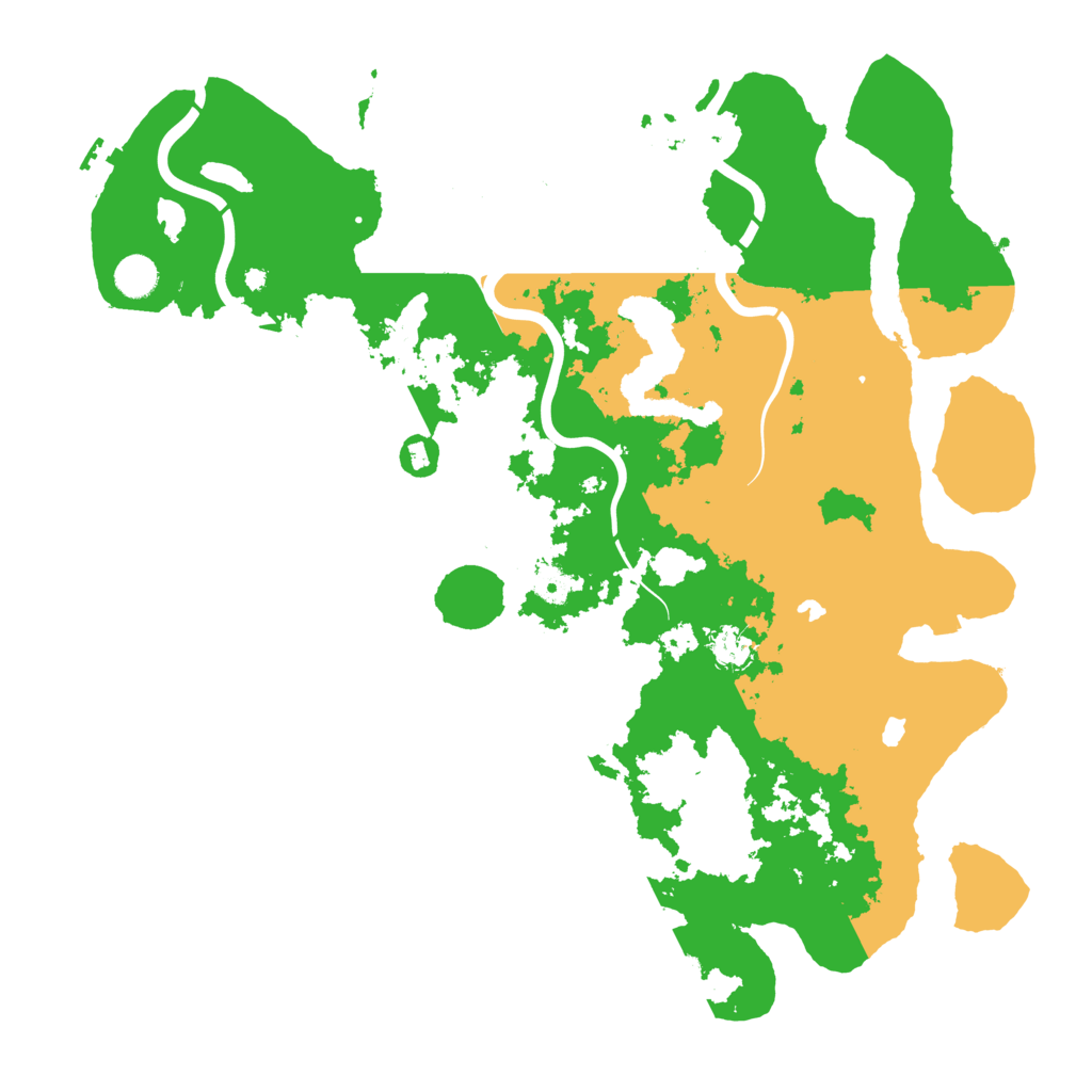 Biome Rust Map: Procedural Map, Size: 4500, Seed: 23498674