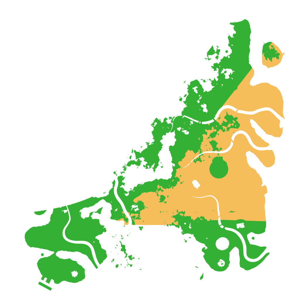 Biome Rust Map: Procedural Map, Size: 4250, Seed: 8043717