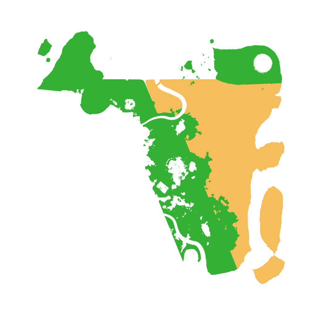 Biome Rust Map: Procedural Map, Size: 3000, Seed: 667207236