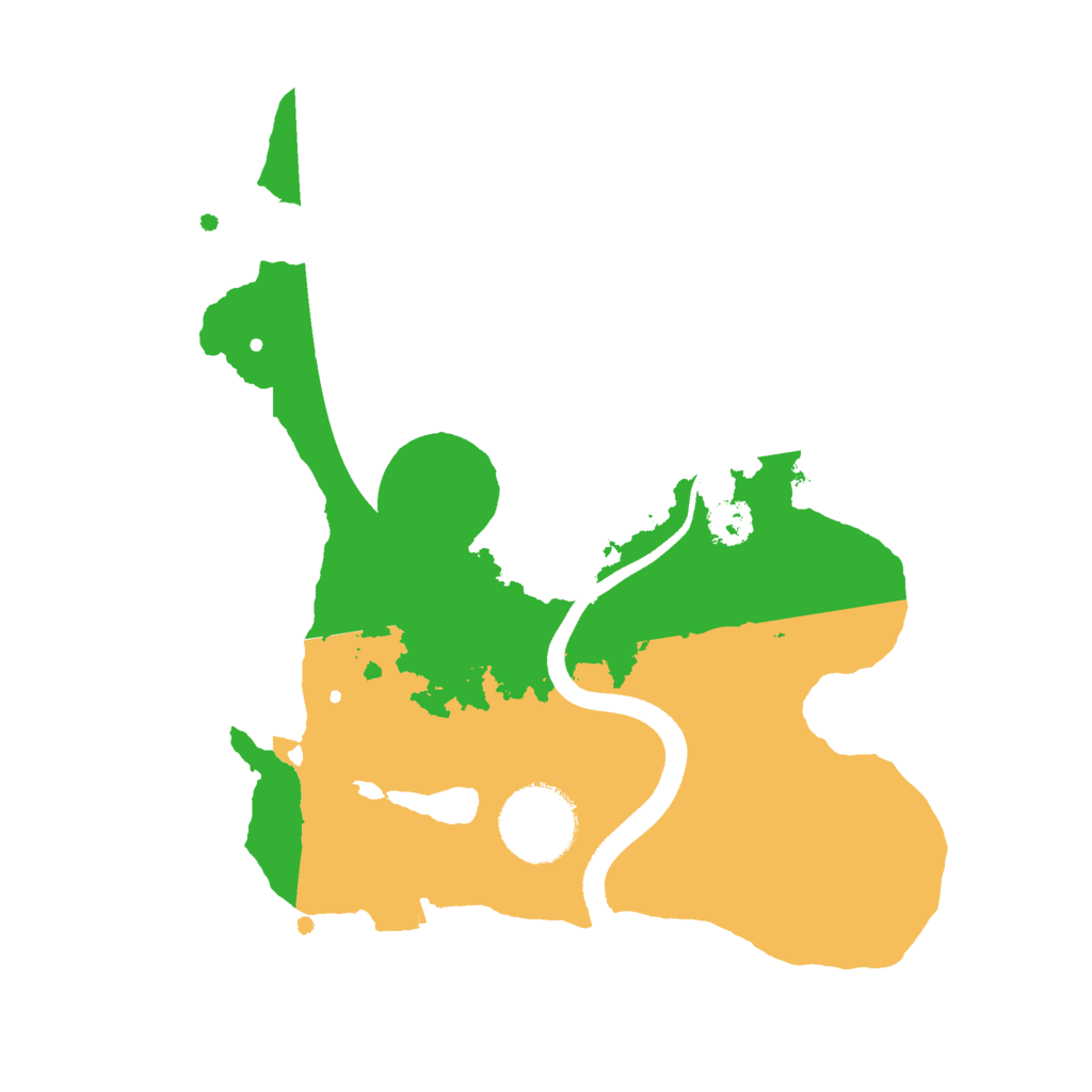 Biome Rust Map: Procedural Map, Size: 2500, Seed: 987652341