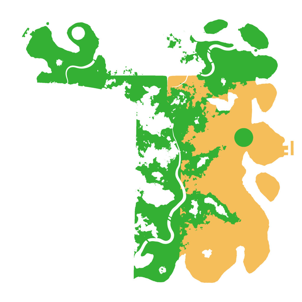 Biome Rust Map: Procedural Map, Size: 4250, Seed: 48164