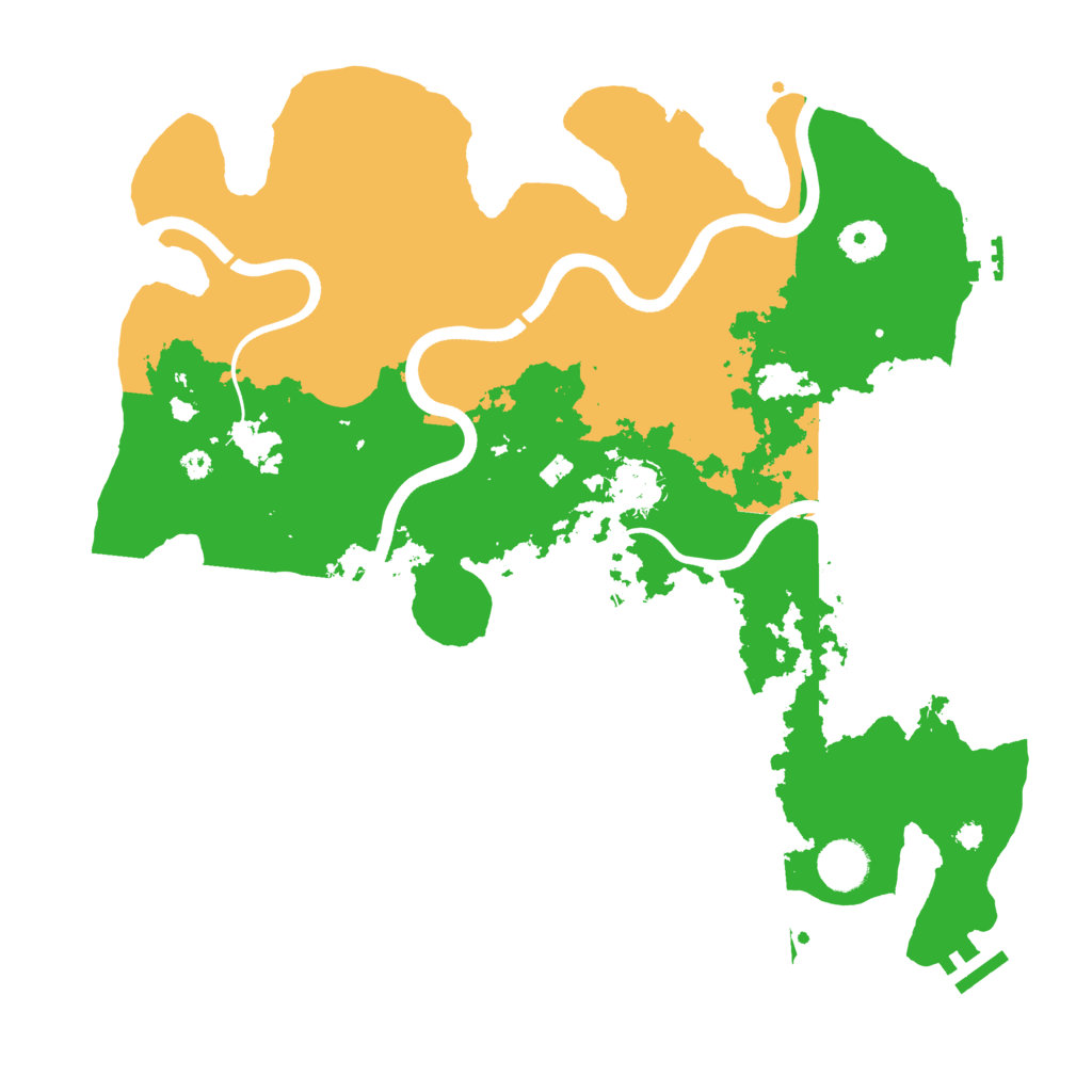 Biome Rust Map: Procedural Map, Size: 3750, Seed: 757877780