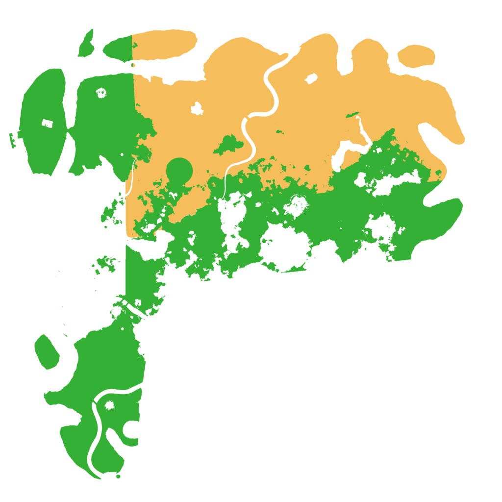 Biome Rust Map: Procedural Map, Size: 5000, Seed: 52914