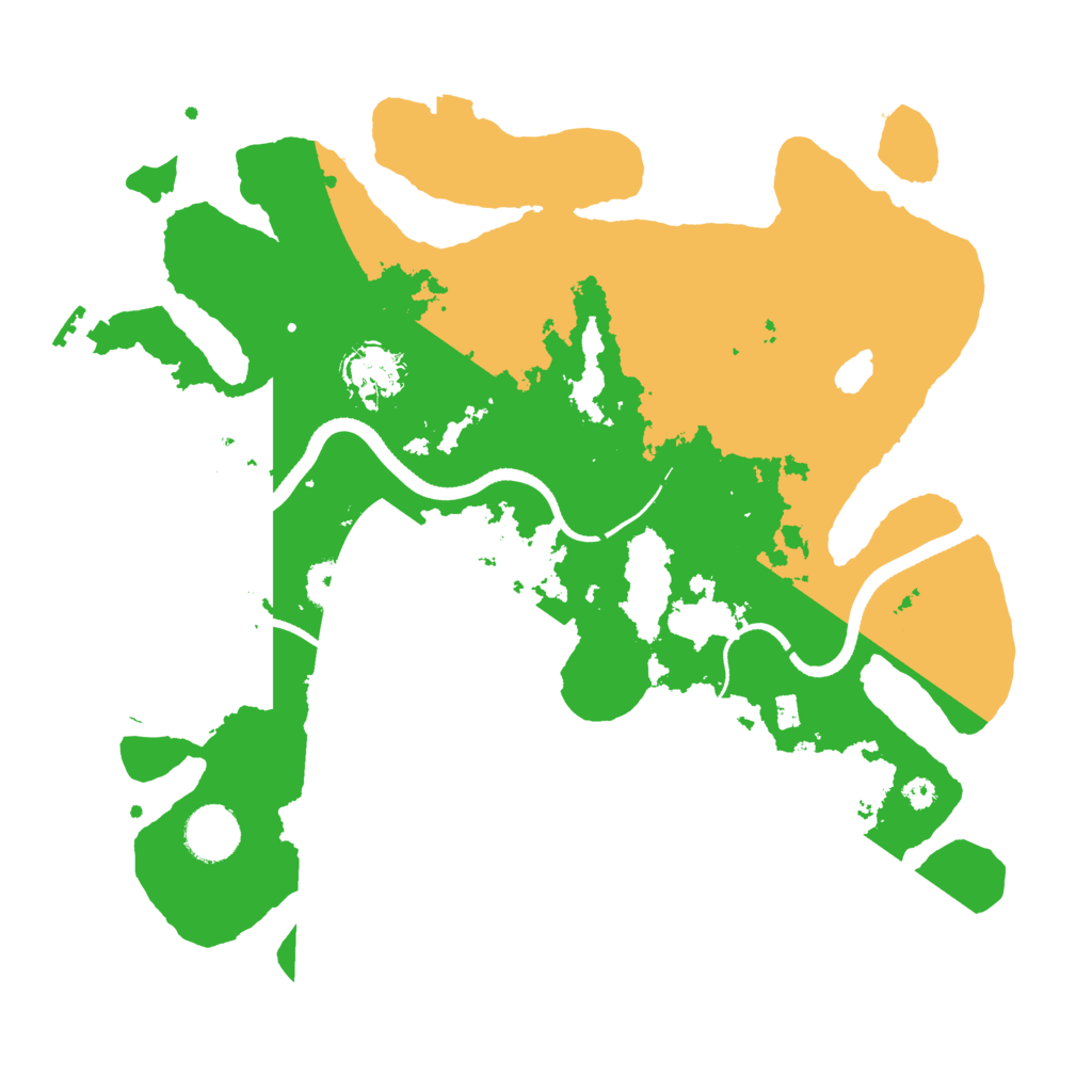 Biome Rust Map: Procedural Map, Size: 3500, Seed: 194177412