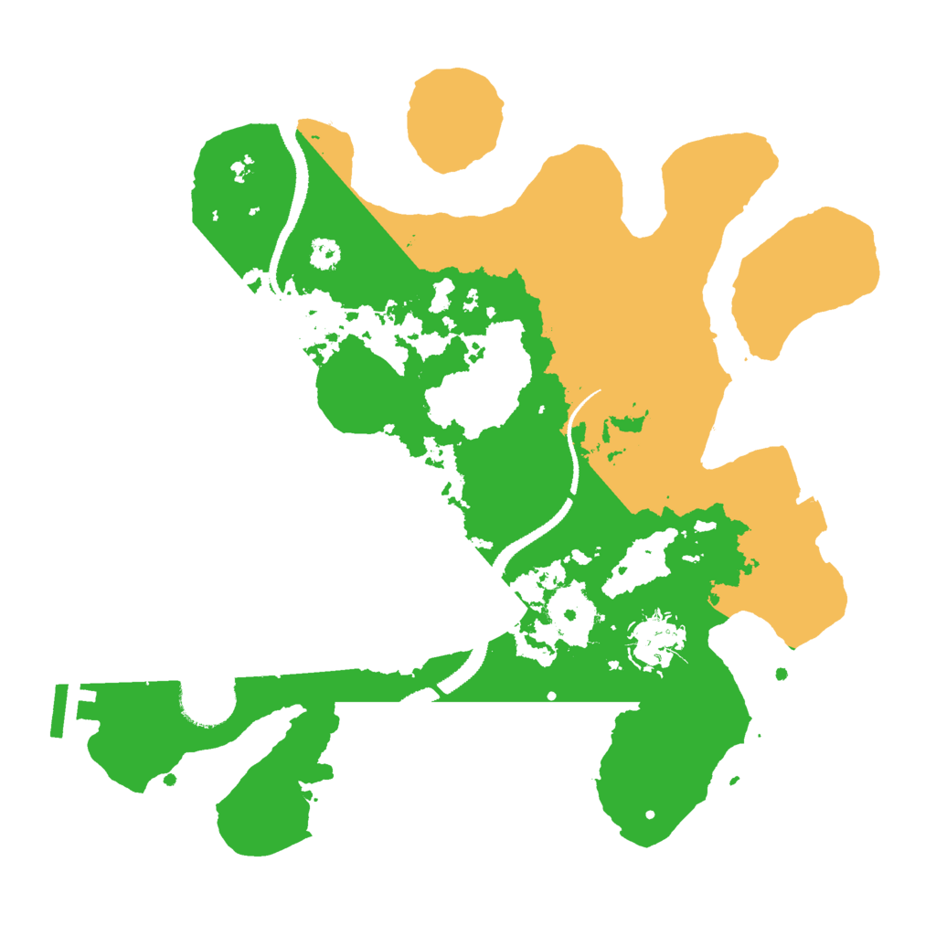 Biome Rust Map: Procedural Map, Size: 3000, Seed: 657011938