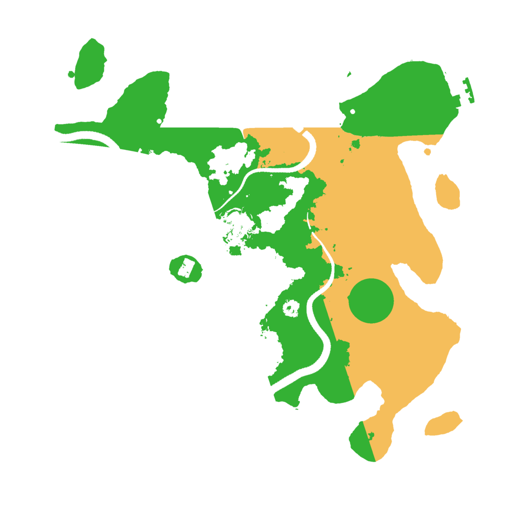 Biome Rust Map: Procedural Map, Size: 3000, Seed: 181829867