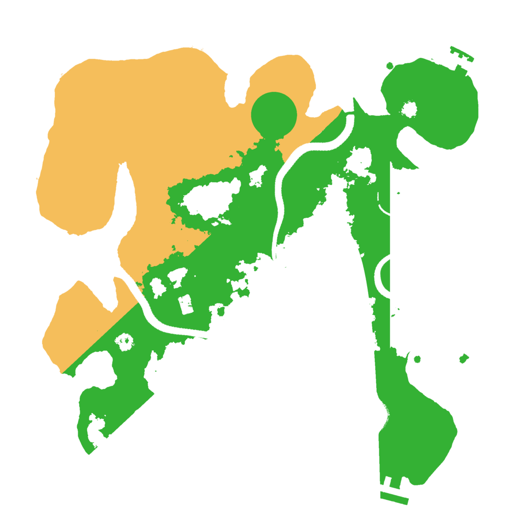 Biome Rust Map: Procedural Map, Size: 3000, Seed: 149267