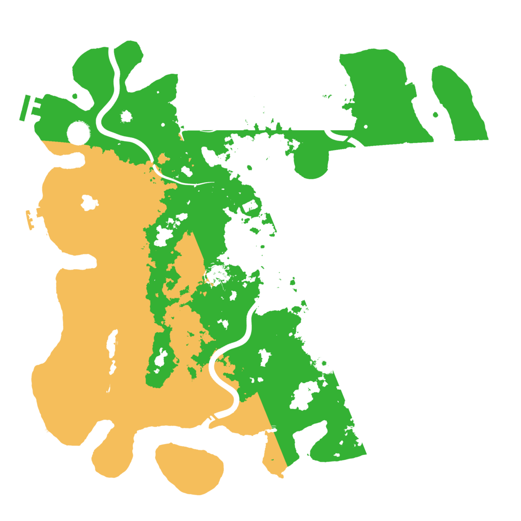 Biome Rust Map: Procedural Map, Size: 4000, Seed: 1028534044