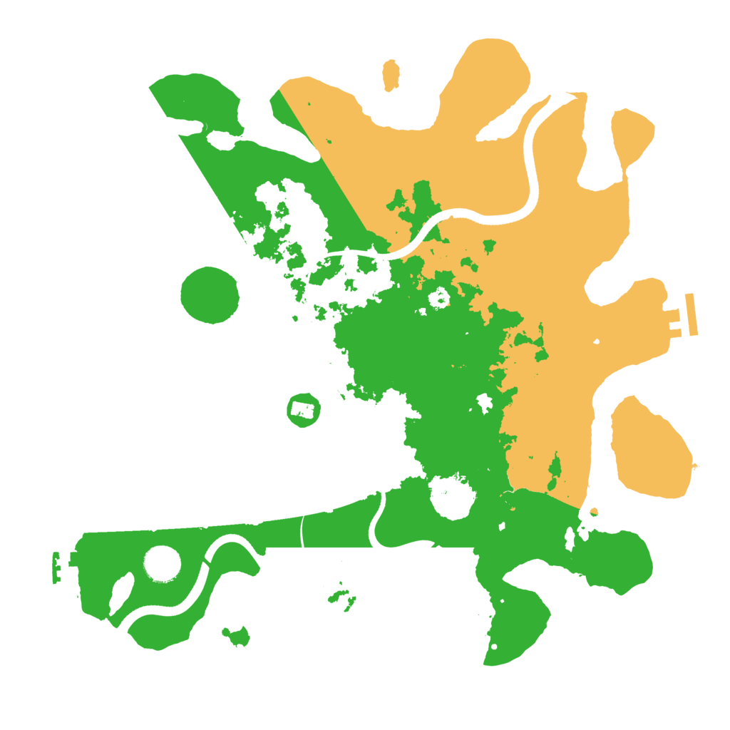Biome Rust Map: Procedural Map, Size: 3500, Seed: 403395920