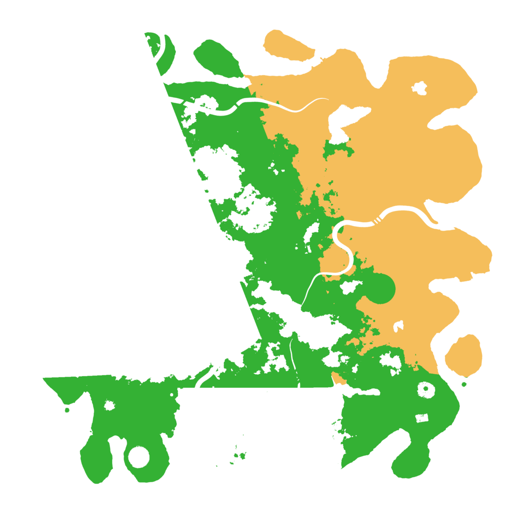 Biome Rust Map: Procedural Map, Size: 4500, Seed: 178454627