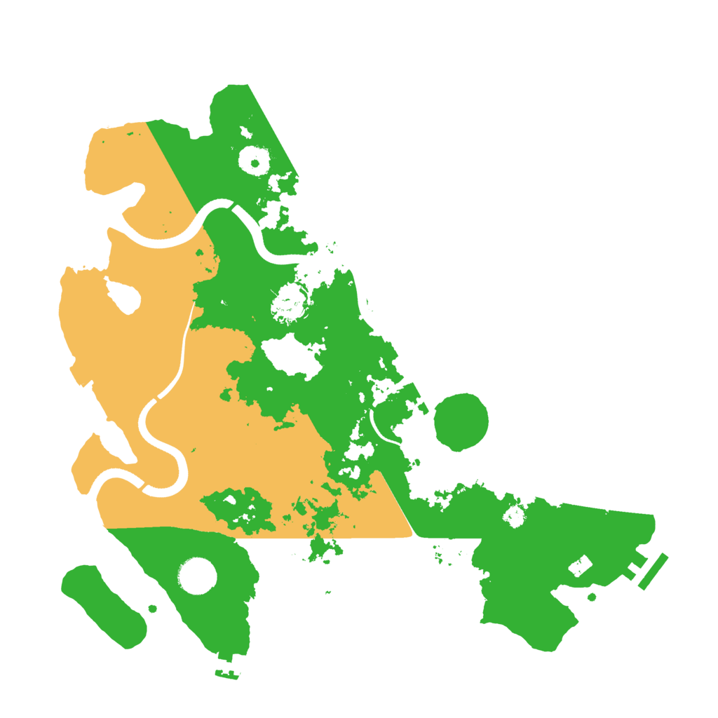 Biome Rust Map: Procedural Map, Size: 3500, Seed: 1255332410