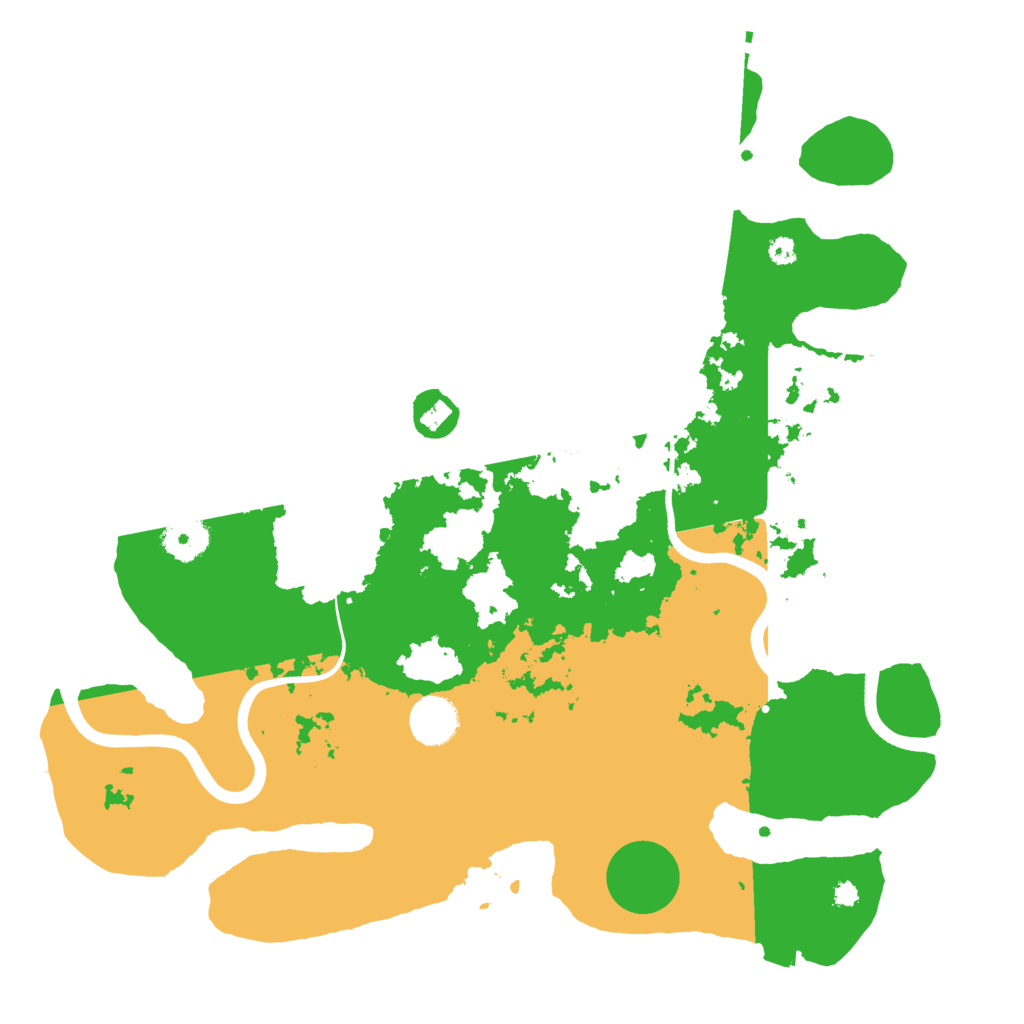 Biome Rust Map: Procedural Map, Size: 3700, Seed: 2103862404
