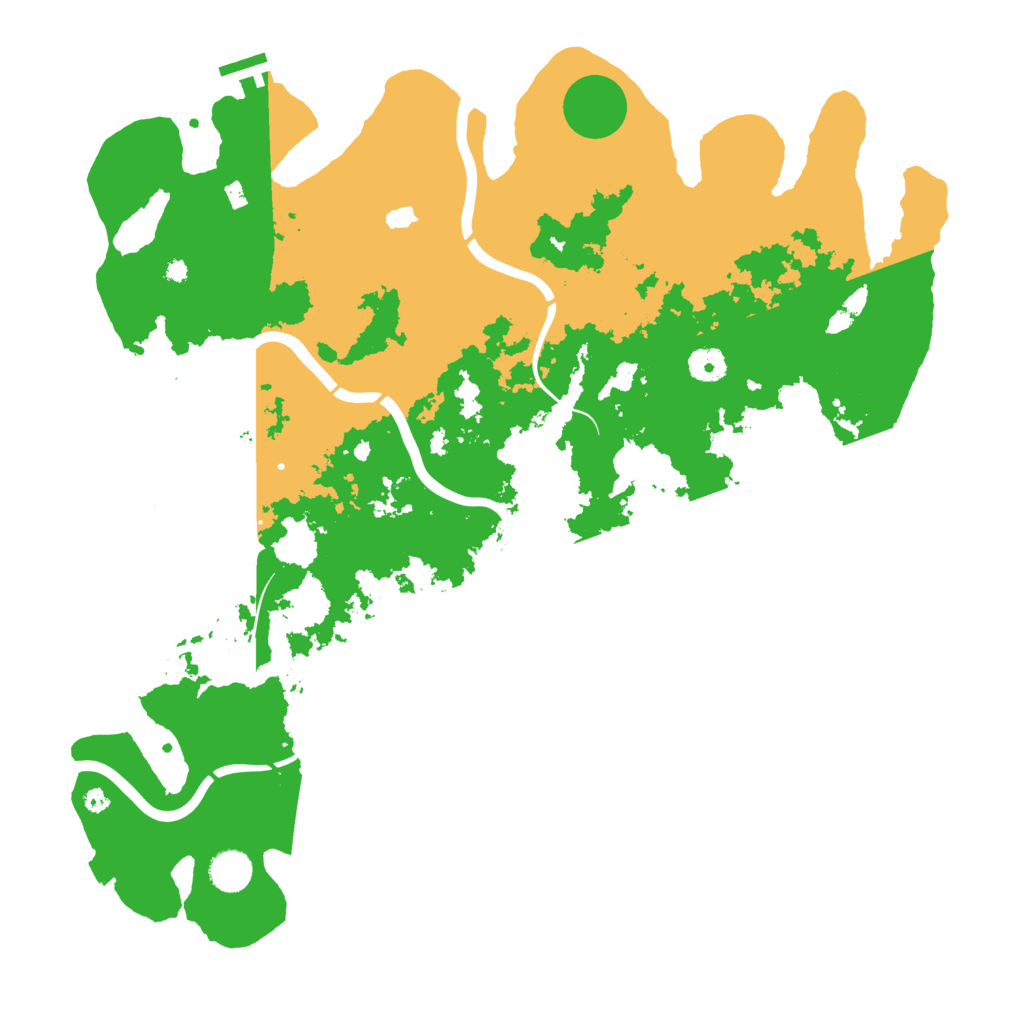 Biome Rust Map: Procedural Map, Size: 4250, Seed: 691127045
