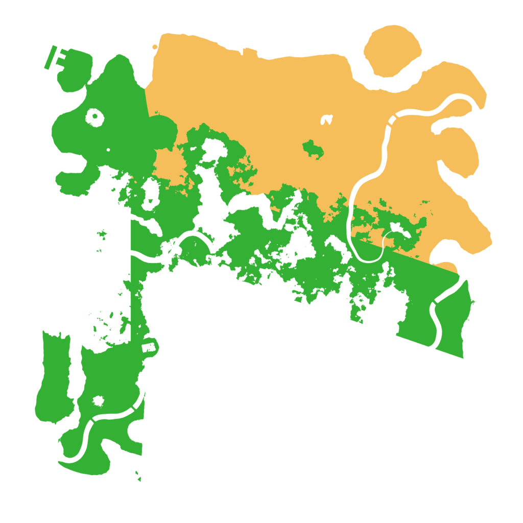 Biome Rust Map: Procedural Map, Size: 4300, Seed: 23758135