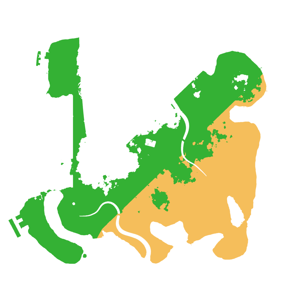 Biome Rust Map: Procedural Map, Size: 3000, Seed: 79279