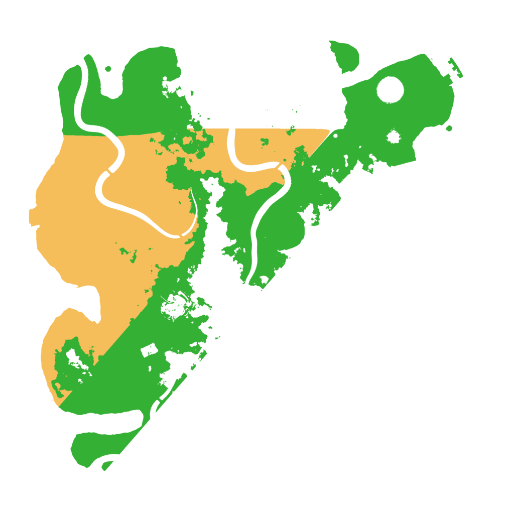 Biome Rust Map: Procedural Map, Size: 3500, Seed: 453479290