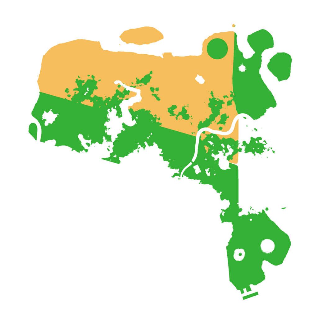 Biome Rust Map: Procedural Map, Size: 4000, Seed: 1622765808
