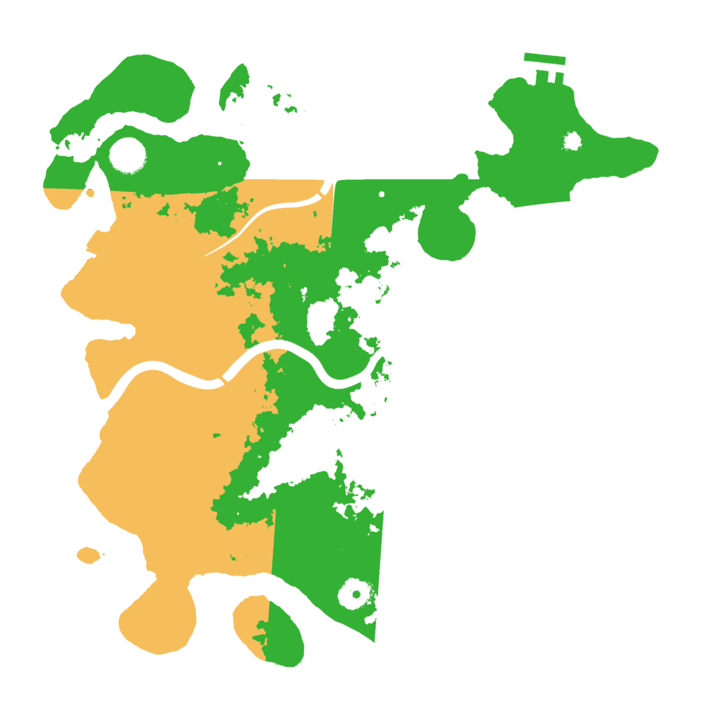 Biome Rust Map: Procedural Map, Size: 3500, Seed: 1910878344