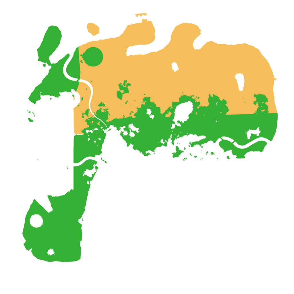 Biome Rust Map: Procedural Map, Size: 4000, Seed: 564416225