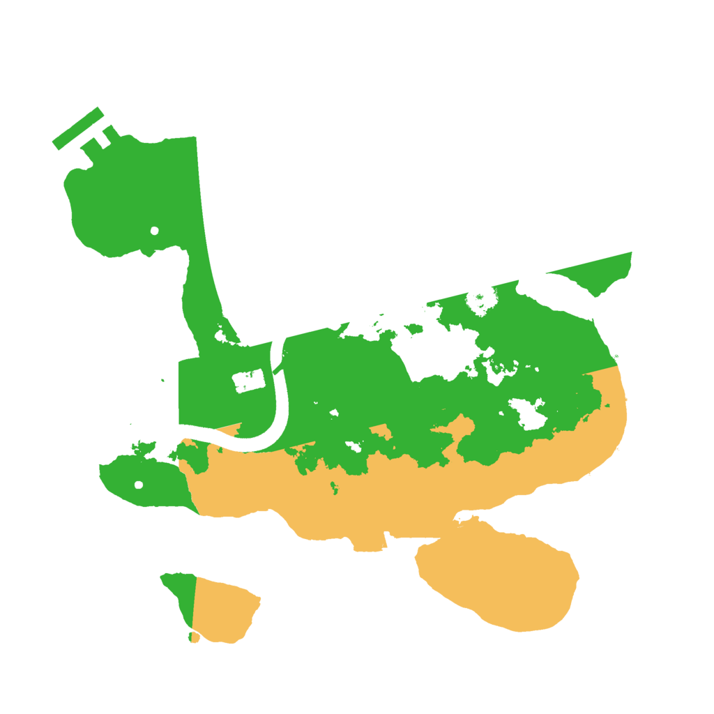 Biome Rust Map: Procedural Map, Size: 2500, Seed: 2120689252