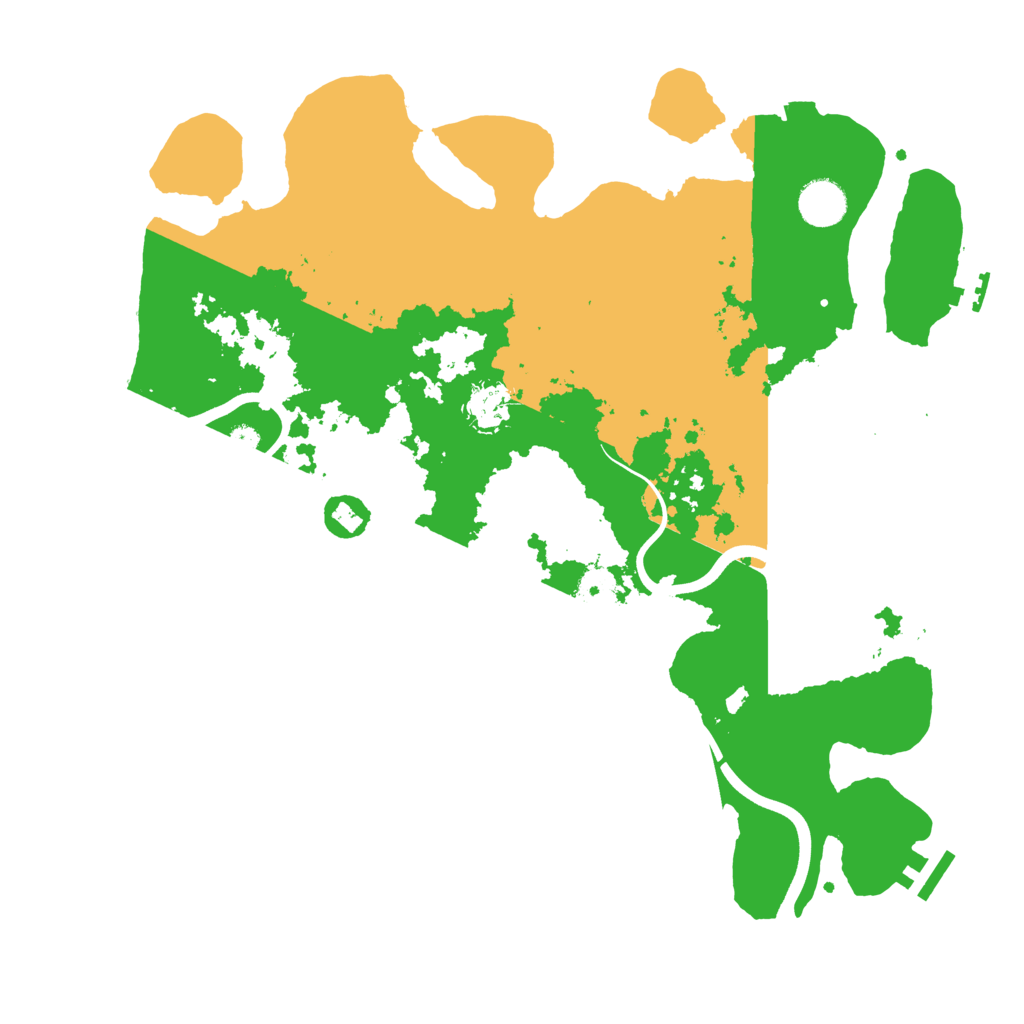 Biome Rust Map: Procedural Map, Size: 3800, Seed: 103637351