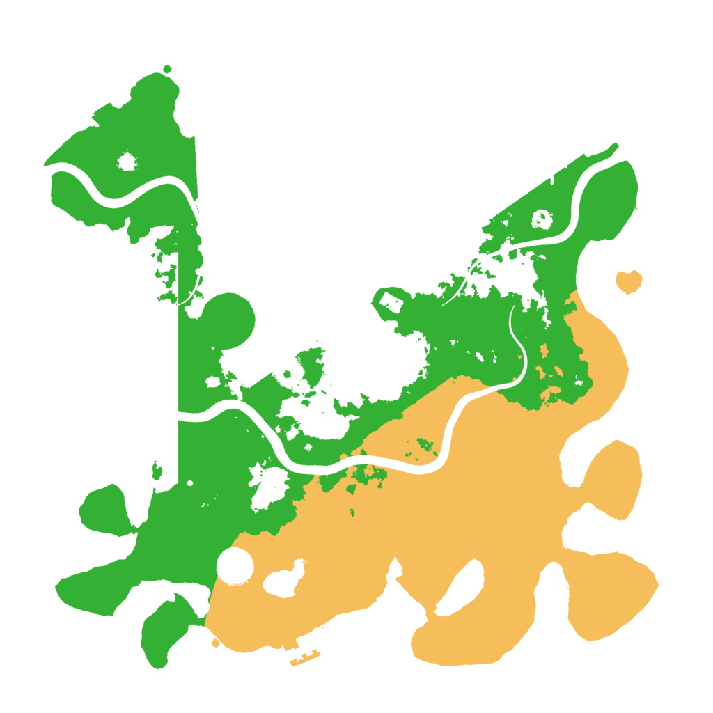 Biome Rust Map: Procedural Map, Size: 3500, Seed: 781028163