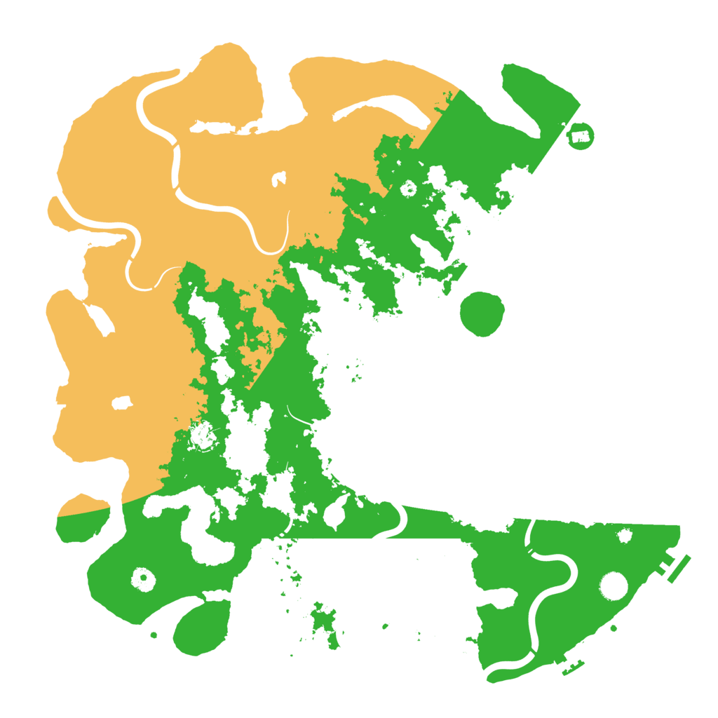 Biome Rust Map: Procedural Map, Size: 4500, Seed: 1468634261